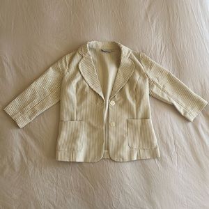 Joan Rivers Pinstripe Blazer